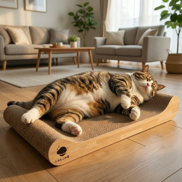 この愛猫の爪とぎすごい…」ゴミが出ないから掃除もめっちゃ楽。年間