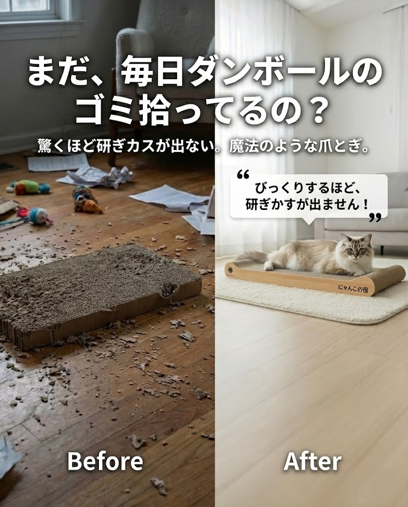 大型猫も小柄な猫も満足！にゃんこの宿の段ボール爪とぎインタビューQ&A