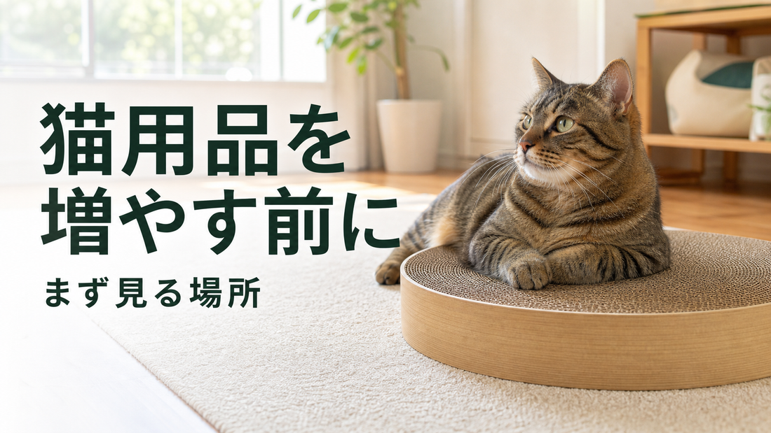 猫用品を増やす前に、まず決めたい“猫の居場所”の話