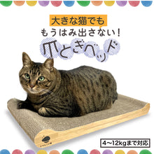 画像をギャラリービューアに読み込む, 【獣医師監修 大きな猫 ぽっちゃり猫でもはみ出さない】猫 つめとぎ 大きいサイズ 爪とぎ 爪研ぎ にゃんこの宿【 雑誌 ねことも掲載商品 】
